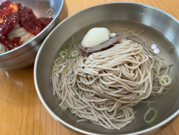  판교 현대백화점 점심 추천 평양냉면 맛집 정인면옥,베이글 리스트