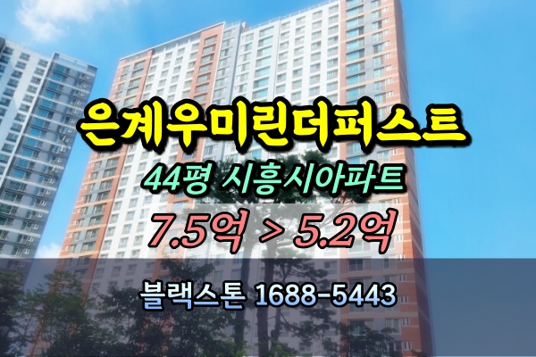  시흥은계우미린더퍼스트 경매 44평 [2024타경64914]