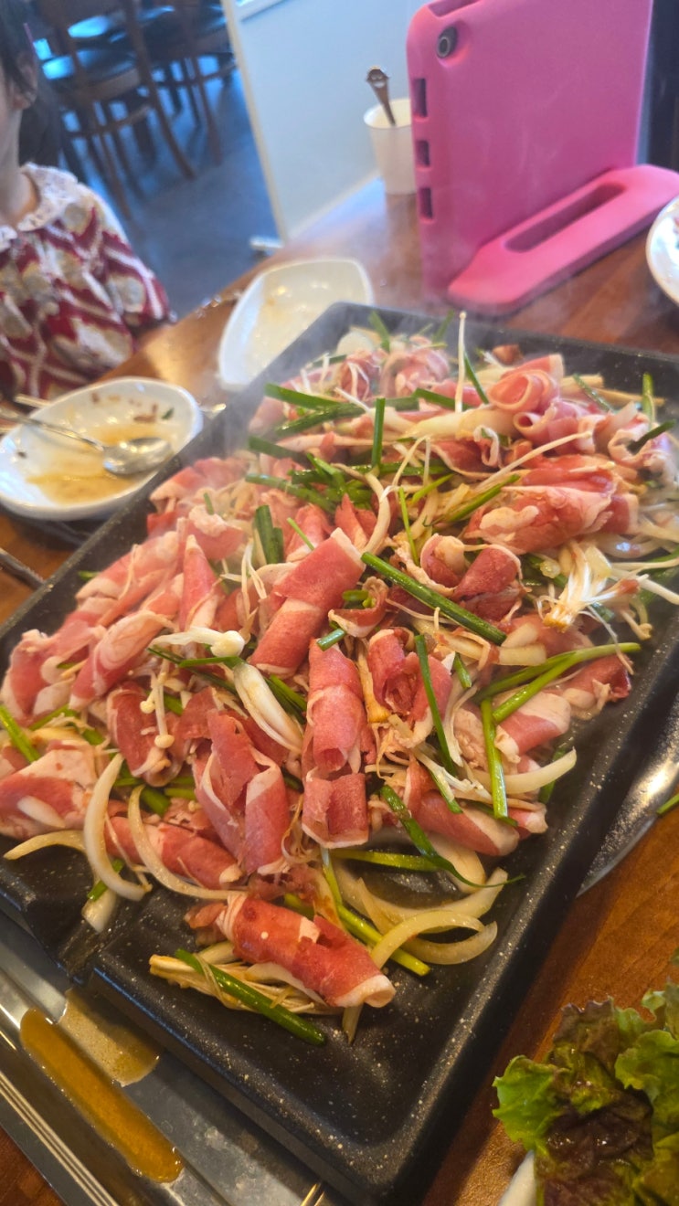  용인 오리고기 맛집 선봉산더미오리 샤브샤브 쌈밥까지 먹고 온 후기
