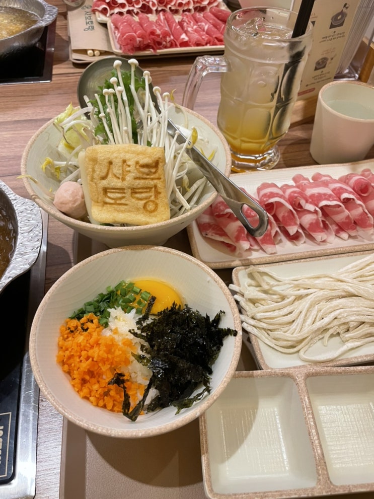  수원역 맛집 샤브토랑 1인샤브샤브 혼밥 가성비 끝판왕