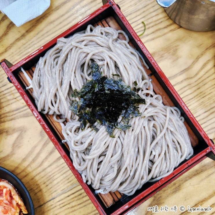  여의도 메밀소바 노포 맛집,  청수우동메밀냉면