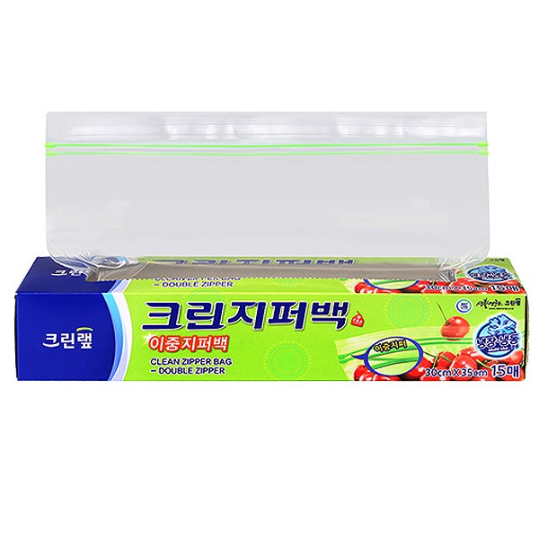 크린랲 이중 지퍼백 활용기