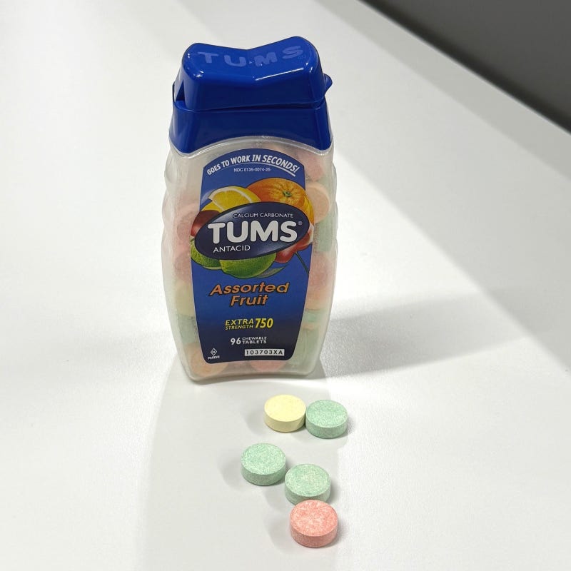 임산부 소화제 텀스 TUMS 복용 후기