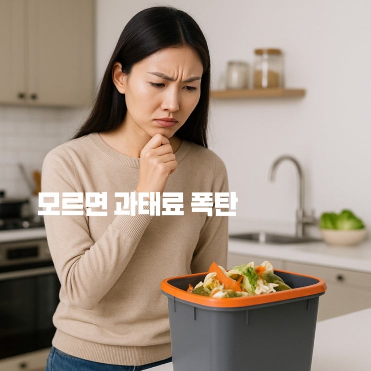  음식물 쓰레기 아닌데 버리면?? 10만 원 폭탄 맞은 사연