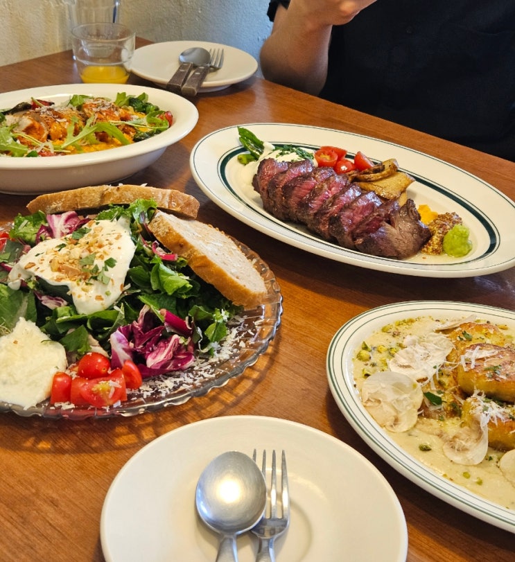  고잔동 맛집 포크너 신도시점 안산 뇨끼 스테이크 잘하는 양식 레스토랑