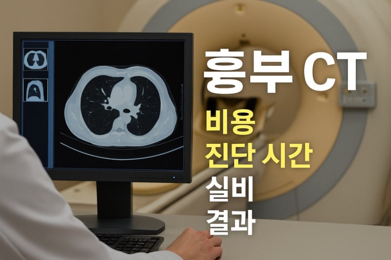 흉부 CT 비용 진단 시간 실비 결과 이렇게 하셔야 적용됩니다