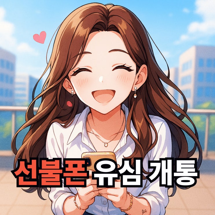  선불폰 유심 개통 방법 최신 노하우