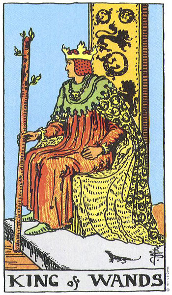  [타로카드 해석] 타로카드 완드 14번(King of Wands)을 알아보자