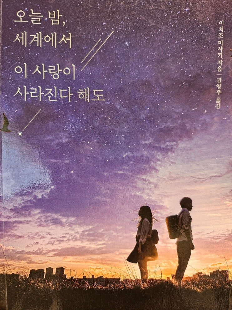  생각하는 청소년 - < 오늘 밤, 세계에서 이 사랑이 사라진다 해도_이치조 미사키>
