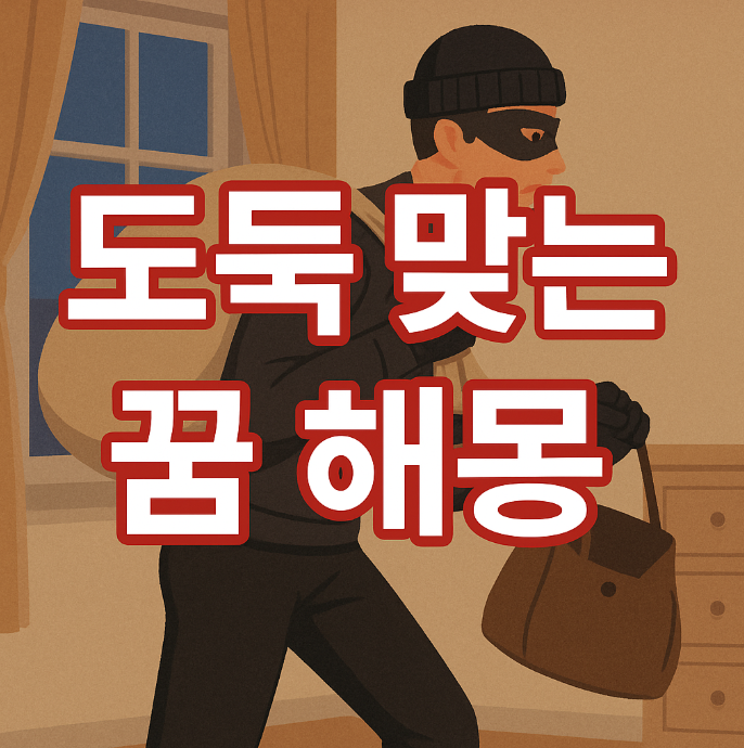 도둑 맞는 꿈해몽(집에 도둑, 자동차 도둑, 도둑 목격, 핸드폰 도둑, 경찰에 신고하는 꿈)