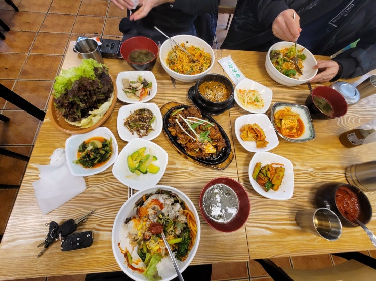  성남 모란역 모란시장 근처 보리밥 맛집 원조보리쌈밥집 곤드레밥
