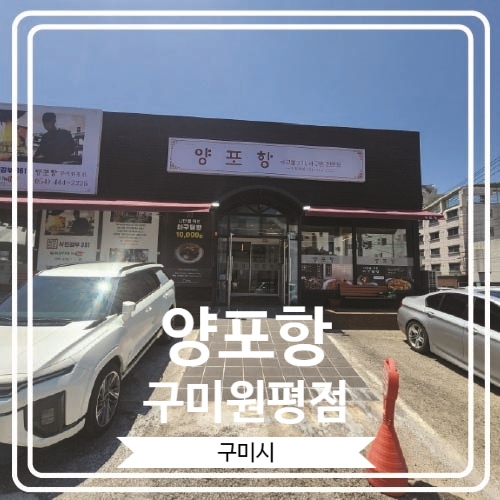  [양포항 구미원평점] 구미종합터미널 근처 아구 요리 전문점