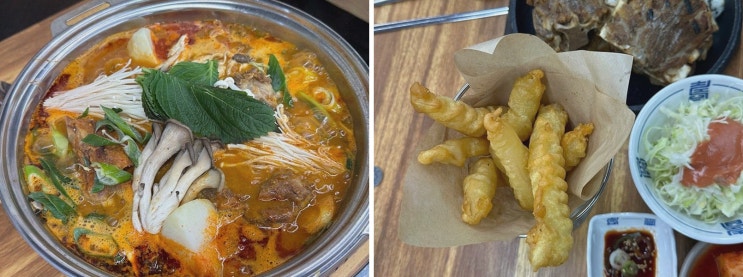  육즙 가득한 뼈구이와 감자탕, 관저동 맛집 동네맛집뼈구이집 대전관저점에서