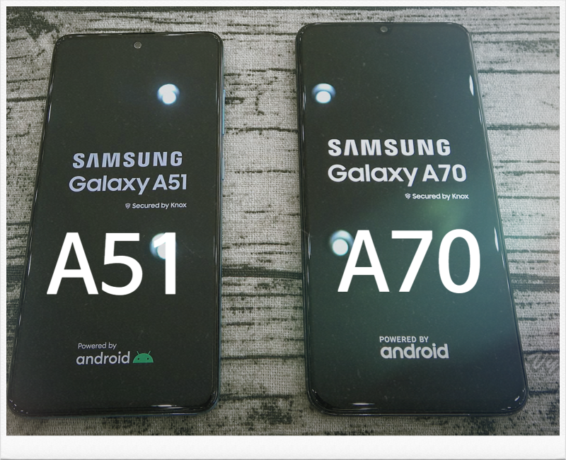 갤럭시 A70과 A51, 20만원 내외 박빙의 저가폰 대결