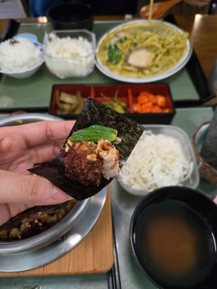  합정맛집 데이트는 섭식당에서 베스트 메뉴 솥밥 크림파스타