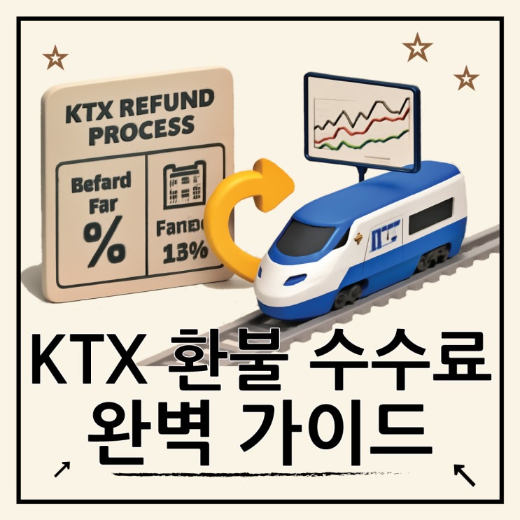 KTX 환불 수수료와 위약금 기간별 완벽 가이드