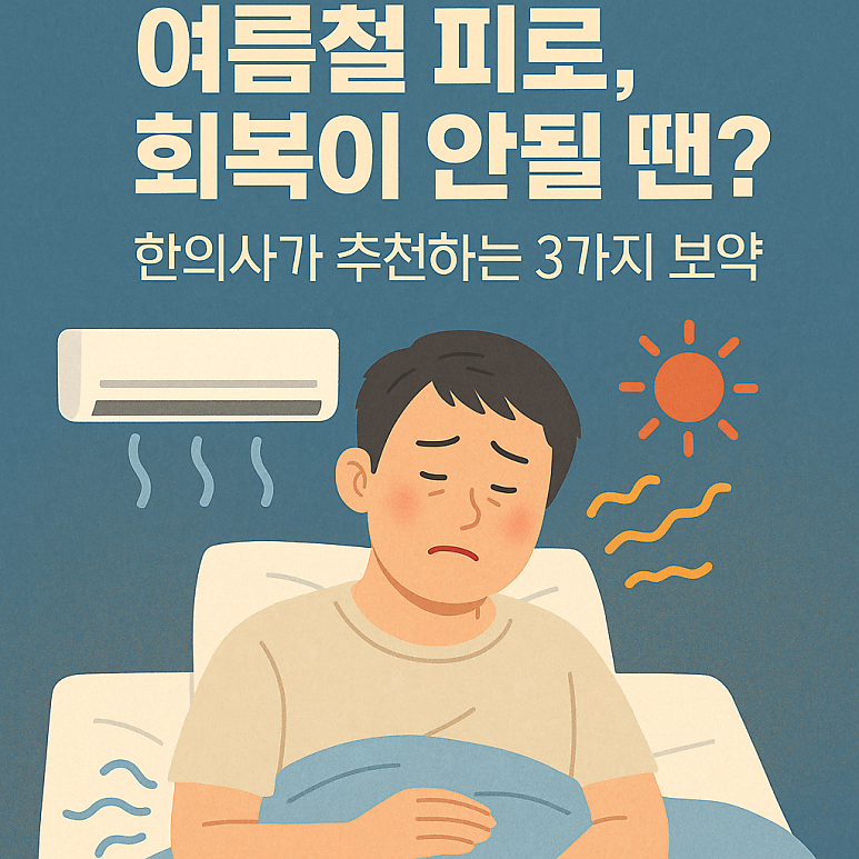 여름철 피로 회복이 안될 때 한의사가 추천하는 3가지 보약 [온담한의원]