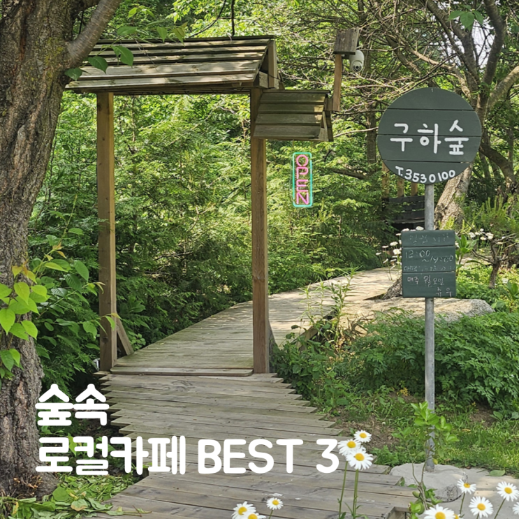  국내 숲속 로컬카페 BEST 3 장수 하동 김제의 쉼표