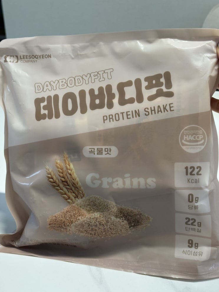  맛있는 단백질쉐이크 파우치 고소한 곡물 맛 데이바디핏