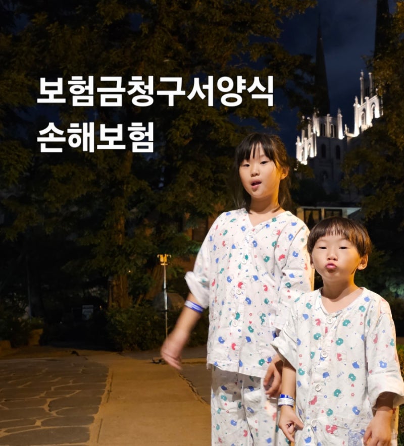 손해보험 보험금 청구서류 파일첨부
