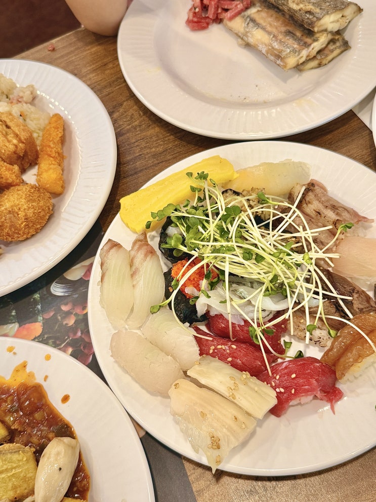  구미 봉곡동 뷔페 맛집 G7 고메스퀘어 아기랑 주말 디너