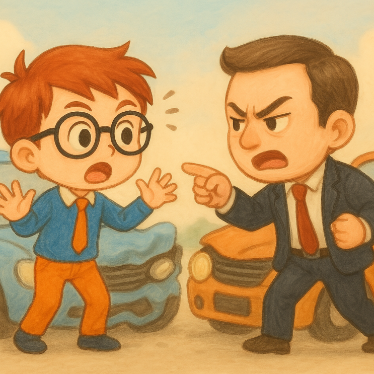  우연한 충돌, 화해로 다시 움직이는 인생의 핸들