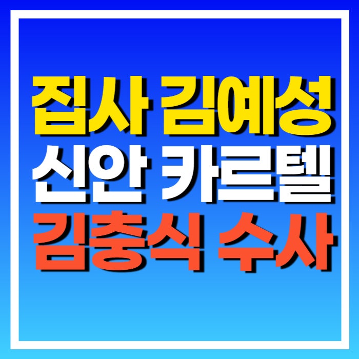 김충식 김건희 집사 <b>김예성</b> 신안그룹 카르텔 최은순 공흥지구... 