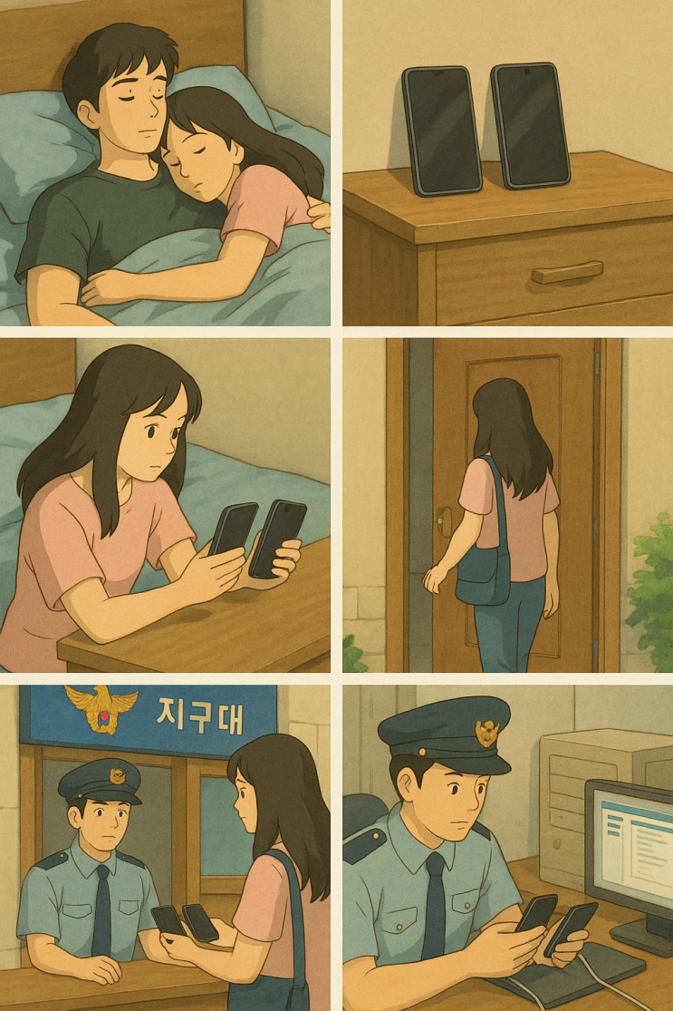  피해자 1인이 제출한 2개의 휴대전화, 1년전 다른 범행까지 증거로 쓸 수 있을까?