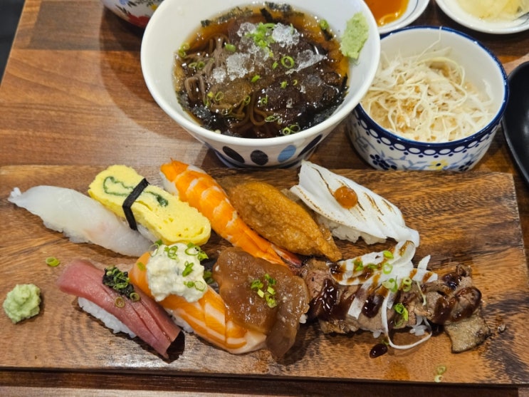  부천 중동 현대백화점 근처 맛집 점심특선 조선초밥 중동점