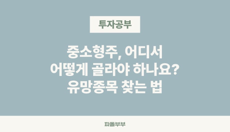  미국주식 유망종목 선정 찾기 찾는 방법