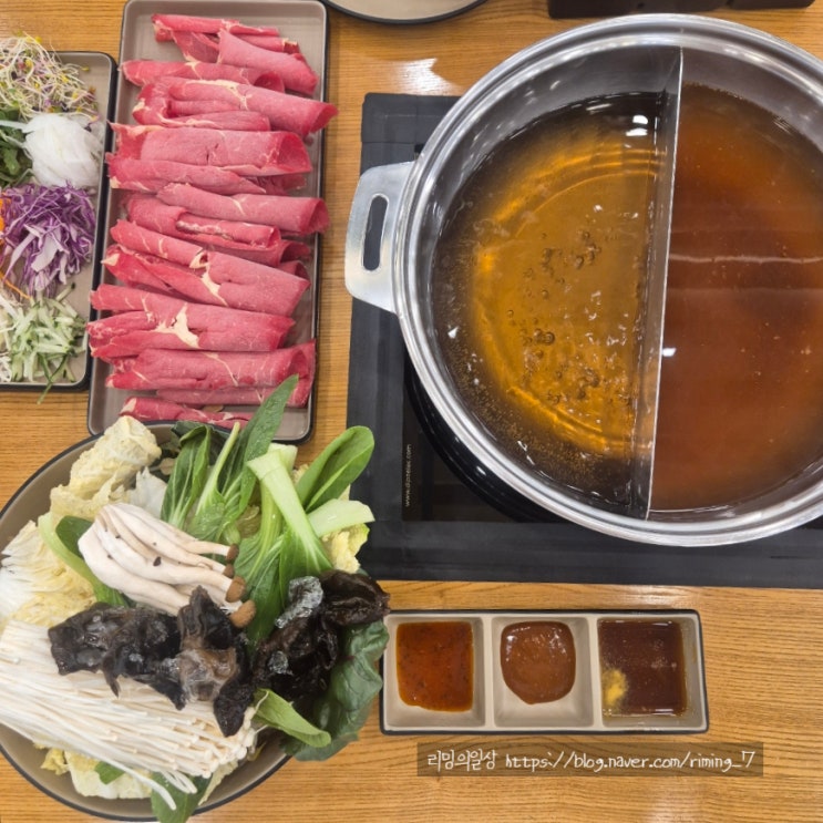  양산 웅상 샤브샤브 가성비 맛집 재방문 후기 샤브마니아 웅상덕계점