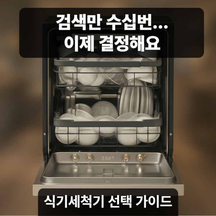  식기세척기 추천 순위 6인용 12인용 14인용 선택 가이드