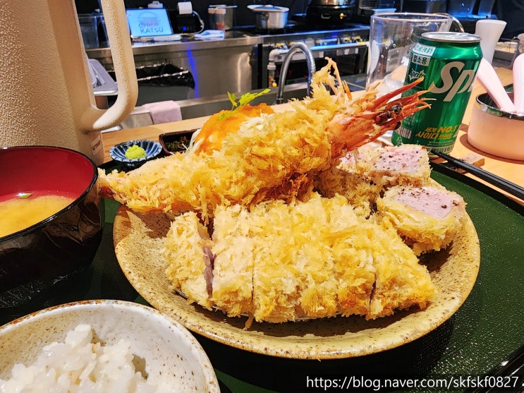  [불당 맛집] 블랙타이거에 등심과 안심 카츠를 한 번에 먹을 수 있는 치비카츠 불당점