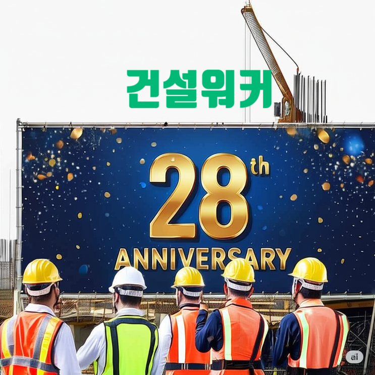   건설워커 28주년 "건설구인구직의 교과서, 아직도 몰라요?”