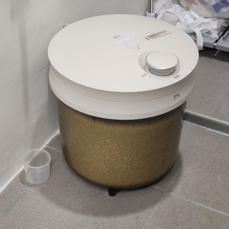 쌀통 추천 사용편한 풍년 PN 미쁨 진공쌀통 15kg