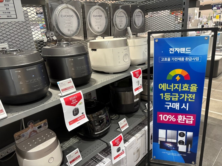  으뜸효율가전환급 전자랜드에서 구매하고 30만원 환급받자