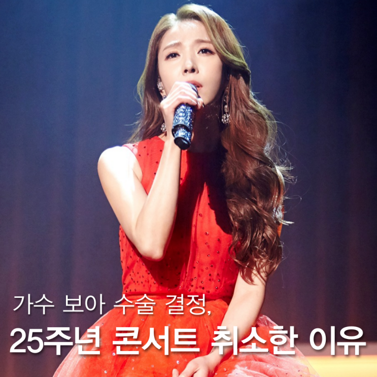 <b>보아</b>, <b>급성 골괴사</b> 뭐길래? 25주년 콘서트 취소