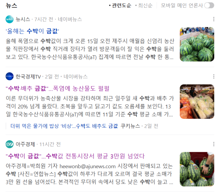  2025년 여름, 수박이 금값? 임산부와 수박간의 불편한 진!