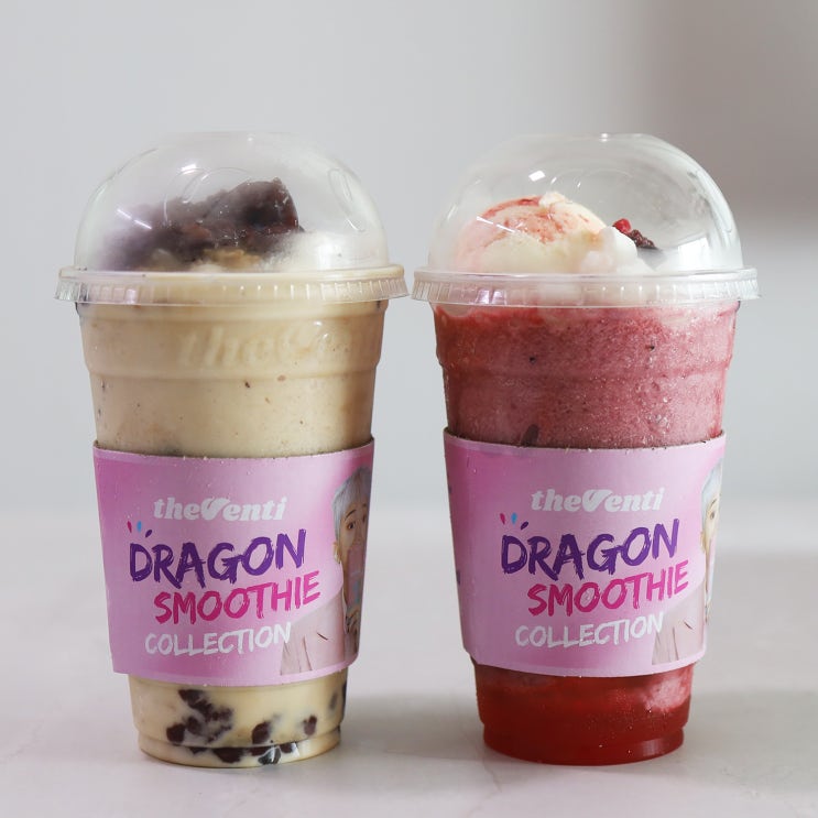  더벤티 컵빙수 출시 팥빙, 드래곤아사이빙 내돈내산 후기(사이즈, 가격, 이벤트, 칼로리)