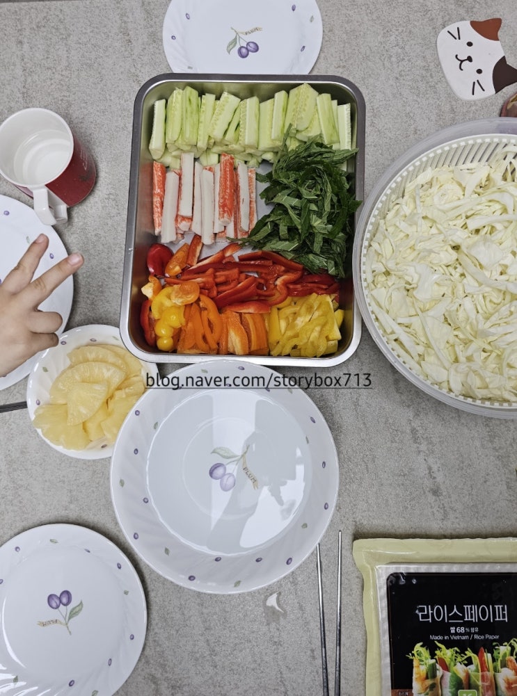  만원으로 뚝딱! 아이도 잘먹는 월남쌈 만들기