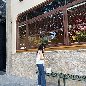 여름 끈나시블라우스 슬리브리스 블라우스 여성나시블라우스 코디