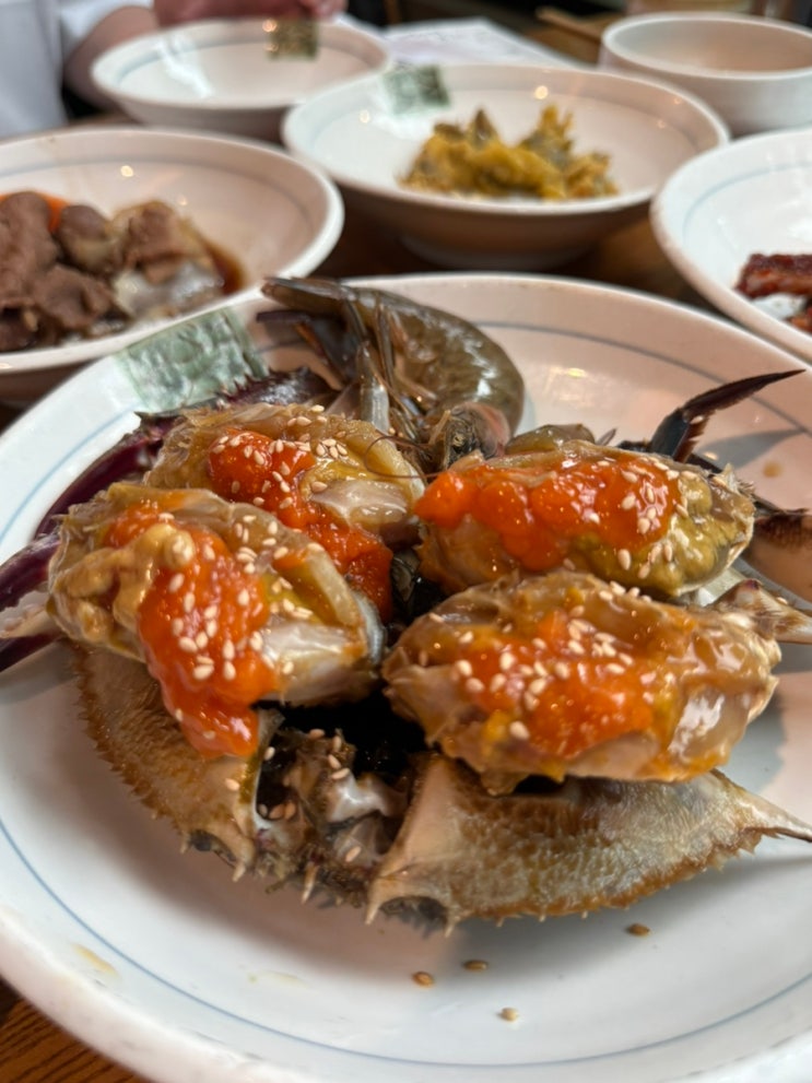  여수 게장 맛집 꽃돌게장1번가 예약 현지인 추천