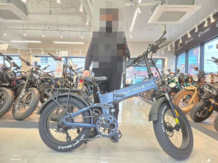  볼트몬스터  FB20P 전기자전거 부산 경남 민생회복소비쿠폰 매장 [모토벨로 전동핫플 금정점]