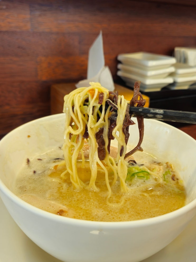  내돈내산 한국에서 라멘으로 미슐랭 받은 라멘맛집 ; 오레노라멘