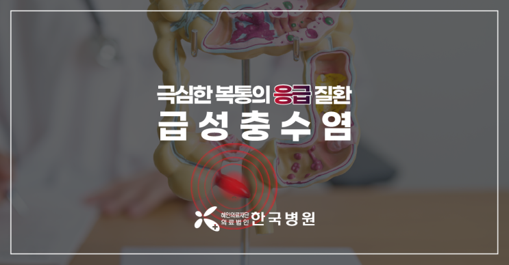  제주 외과_오른쪽 아랫배 통증, 맹장염일까? '급성충수염' 증상 확인하세요