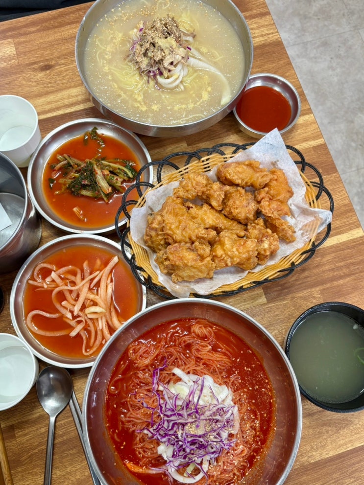  춘천 퇴계동 맛집, 가성비 초계국수 메밀치킨 국수닭 웨이팅 후기