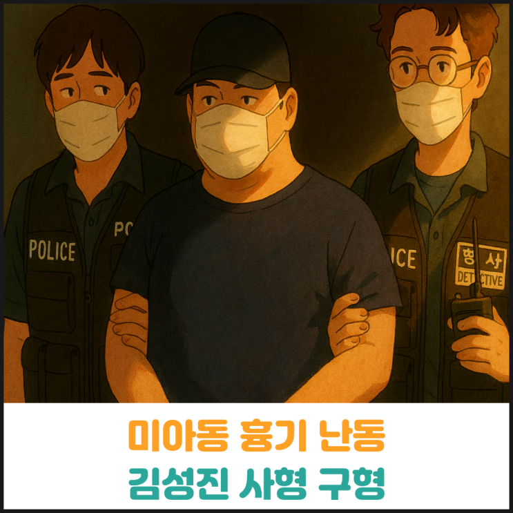  미아동 흉기난동 김성진 사형 구형
