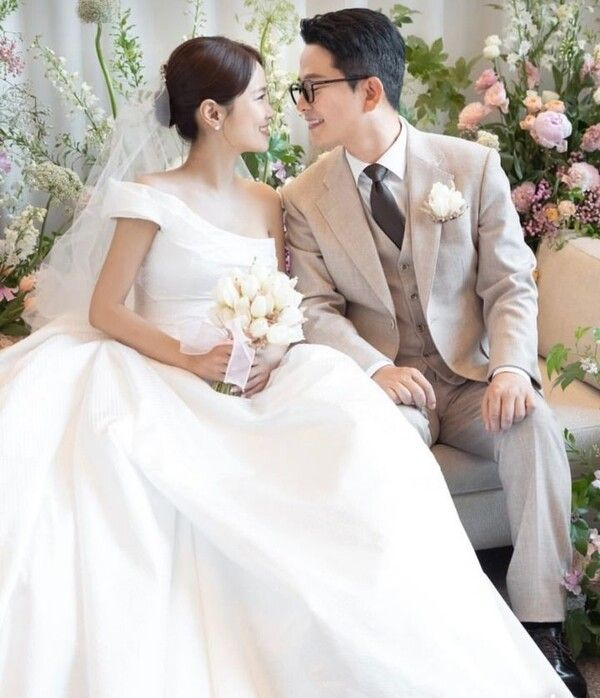  김준호와 결혼 김지민 "잘 살겠습니다…감사합니다"