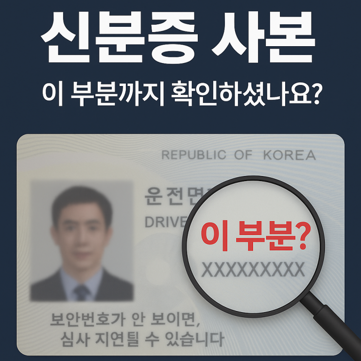  신분증 스캔본, 어떻게 준비해야 할까요?