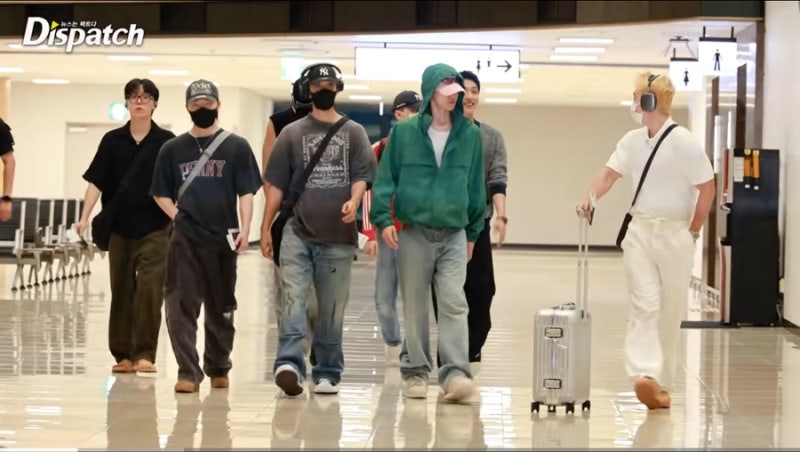 250716 SEVENTEEN出境 / 從金浦機場飛往東京 / 第五張正規專輯粉絲派對 / S.Coups、Joshua、Hoshi、Woozi、Dino等